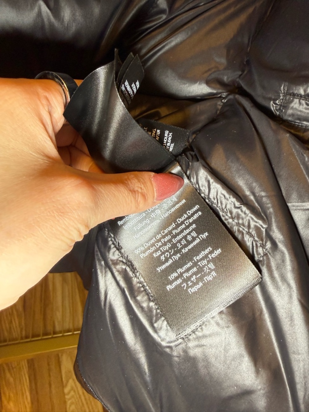 Mackage black short puffer down jacket sz XS - Picture 10 of 11